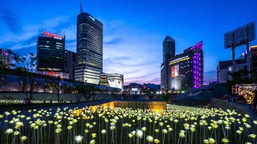 首尔夜景 张林强