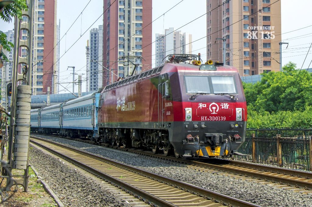 HXD3D牵引T5683次(石家庄-秦皇岛)