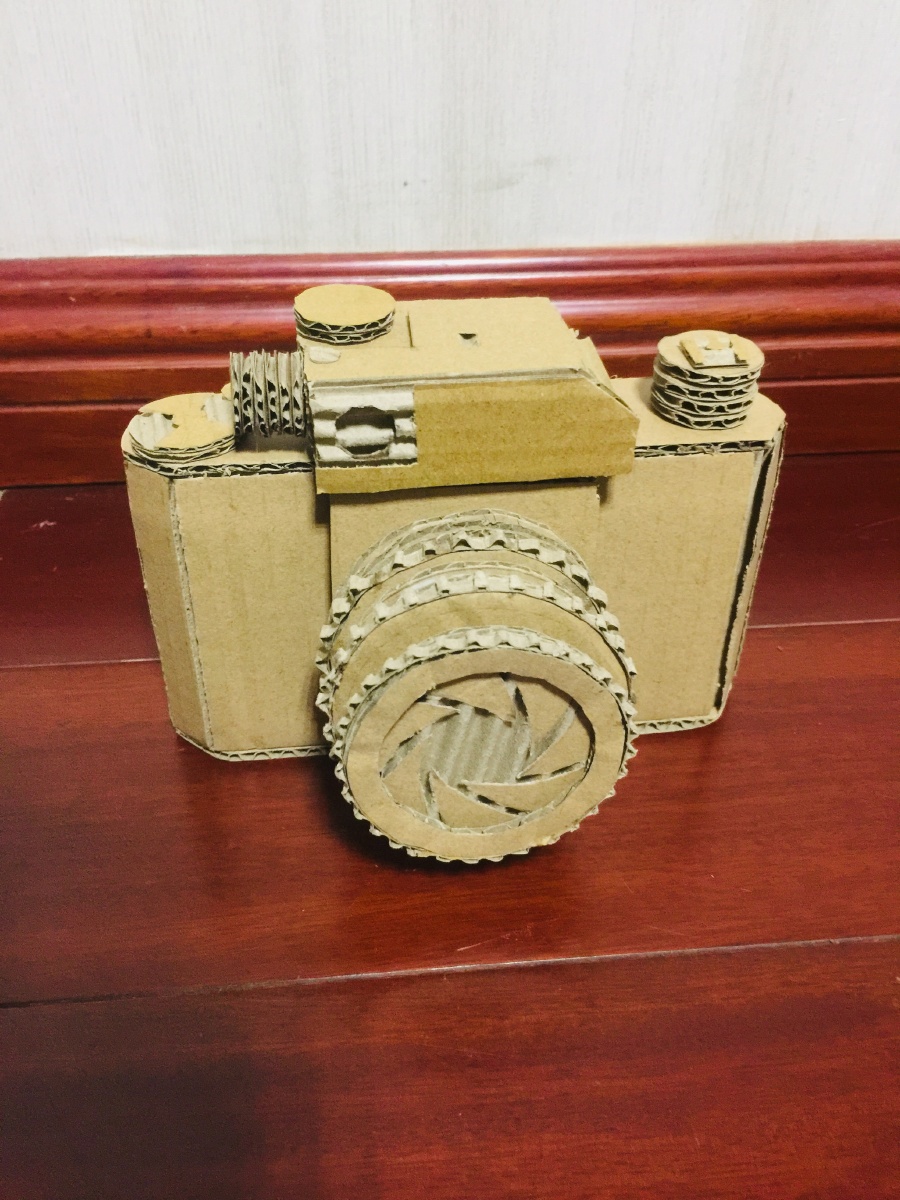 纯手工硬纸板相机