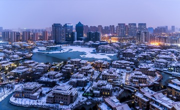 这里下雪了