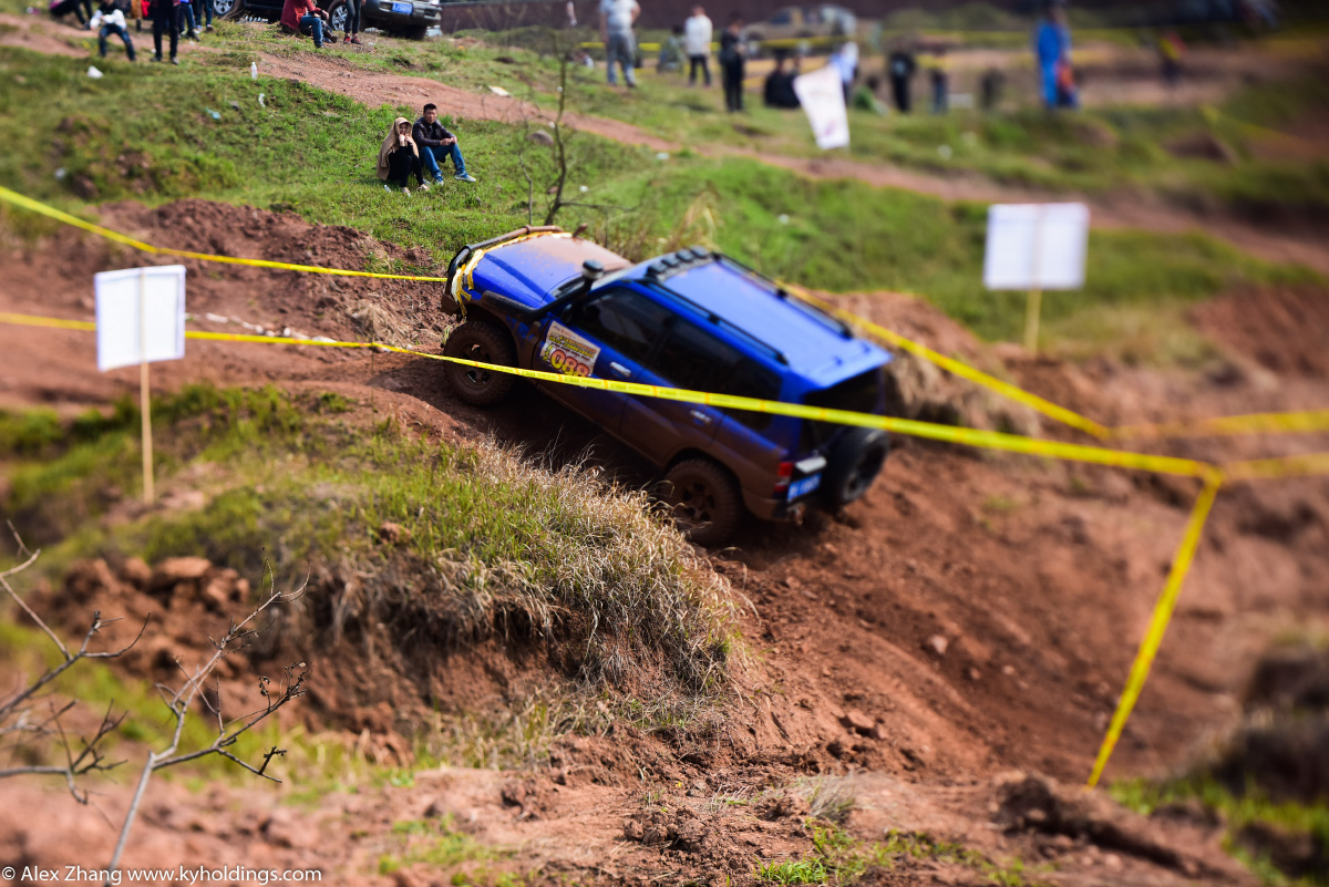 上帝视角中的城市越野场地赛