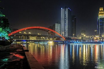 海河夜景
