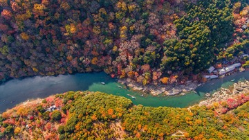  岚山秋色