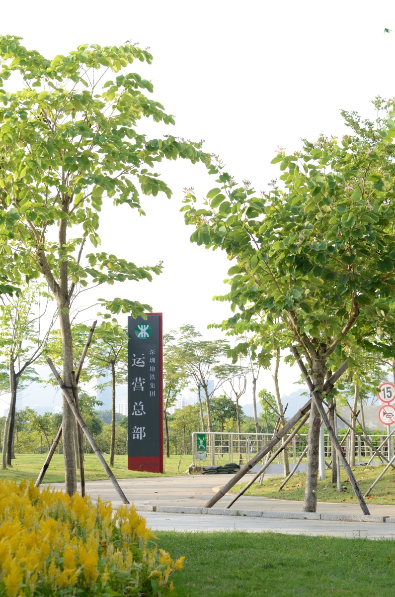 深圳地铁三号线中心公园停车场