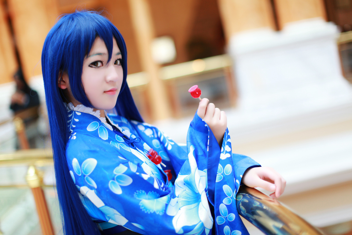 cosplaylovelive海未浴衣cn枫糖摄影后期cn某某