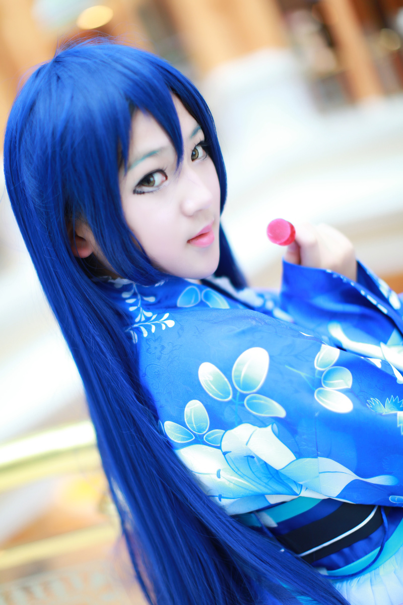 cosplaylovelive海未浴衣cn枫糖摄影后期cn某某