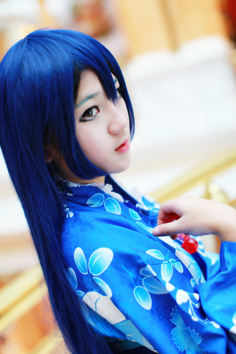cosplaylovelive海未浴衣cn枫糖摄影后期cn某某