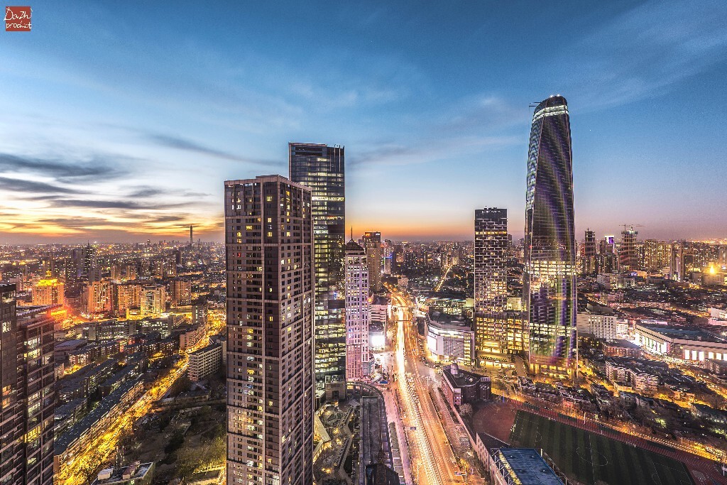 壮美我大天津的景色，最美城市天际线