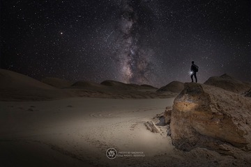 星空下的雅丹