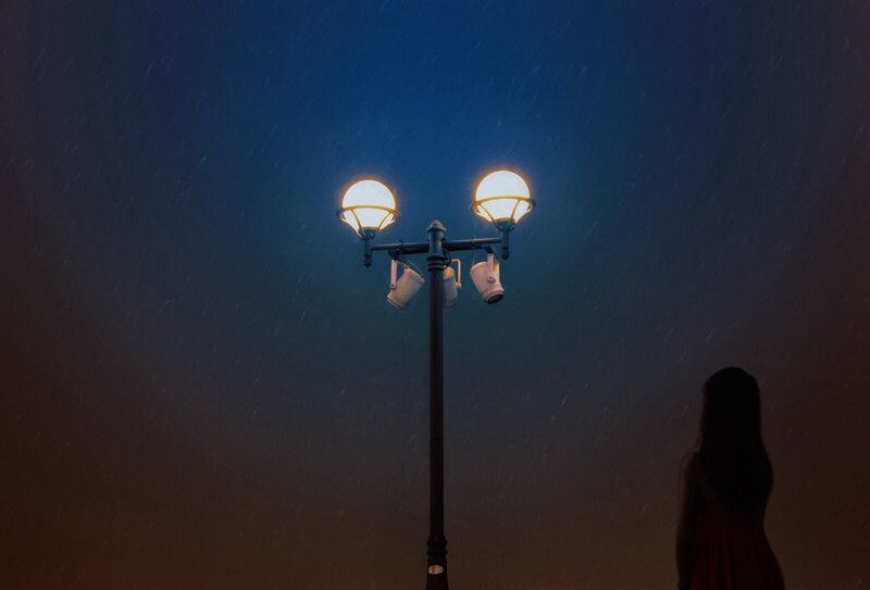 静谧的夜晚<br />
