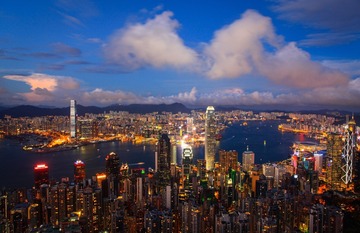 国庆那天的香港