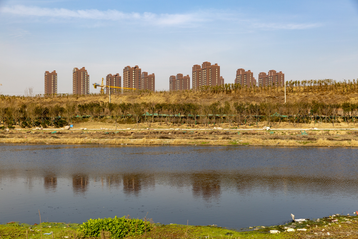 改造中的郑州贾鲁河