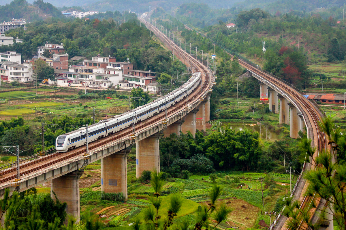 京九线上的赣瑞龙动车