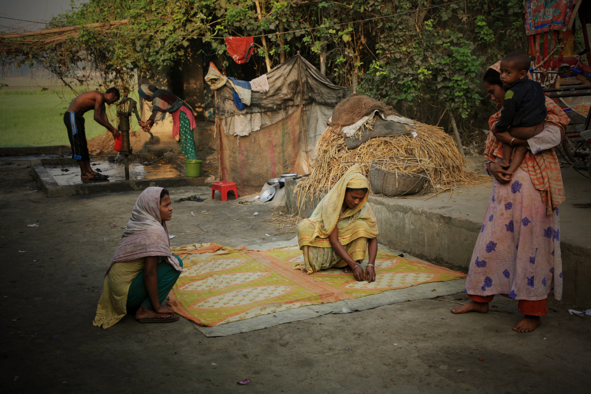 孟加拉国的田园生活