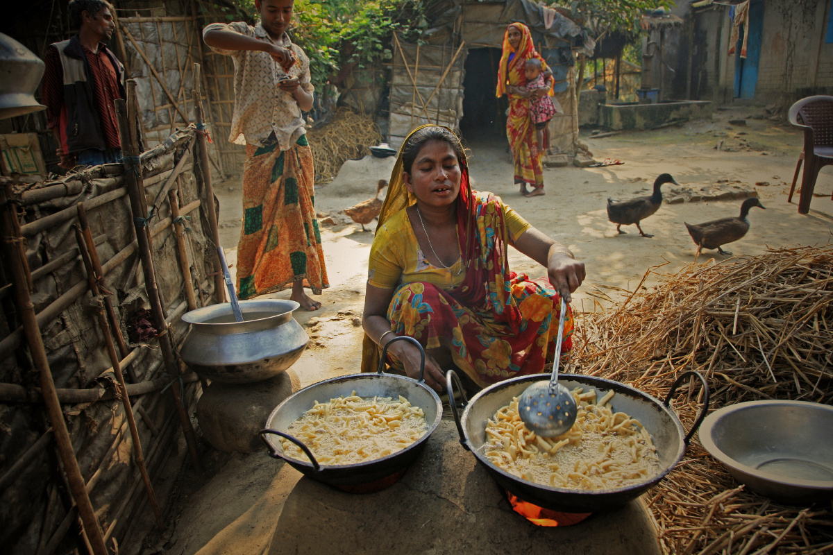 孟加拉国的田园生活