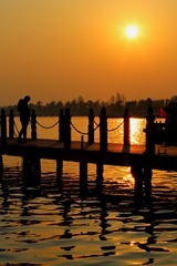 金色夕阳