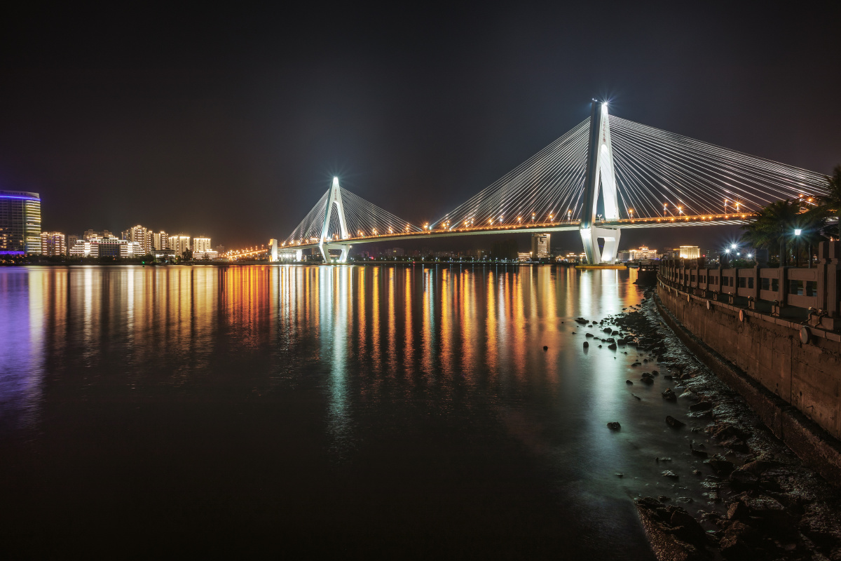 世纪大桥夜景 - 航程新起点 - 图虫