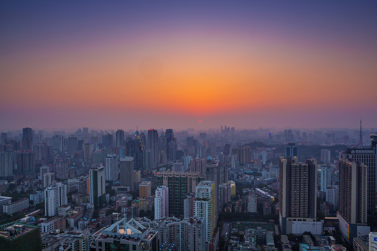 淘金站 - 城市, 日落, 广州, 淘金, 狗头 - 文森特顺