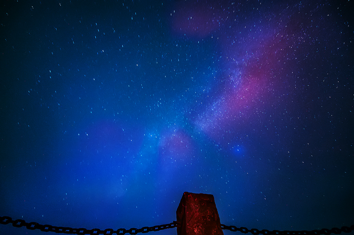 广东第一峰星空