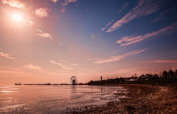 太湖晚霞