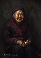 老罗婆婆的肖像