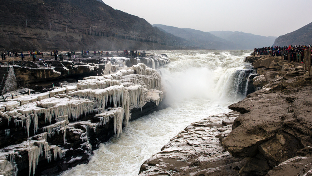 冬季黄河壶口瀑布6