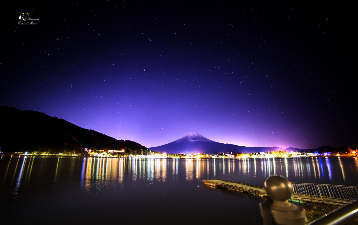 富士山冬夜