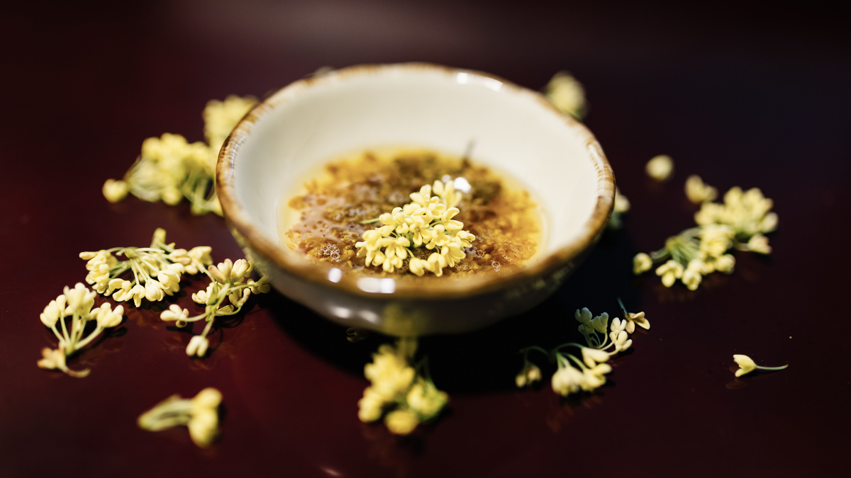 糖桂花,吃上一勺,应季应景。