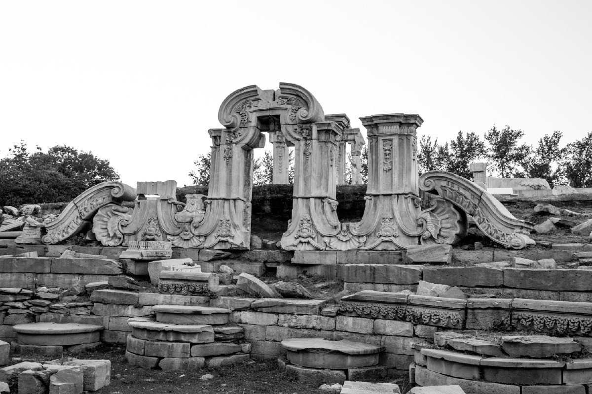 圆明园-黑白 - leesonpace - 图虫