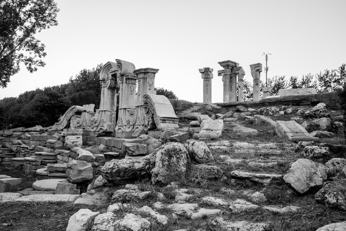 圆明园-黑白 - leesonpace - 图虫