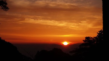 丹霞峰看日出