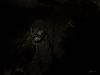 深夜 一辆车