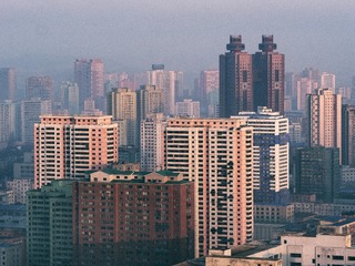 平壤城市高楼