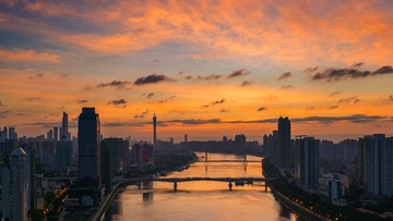冬天的日出
