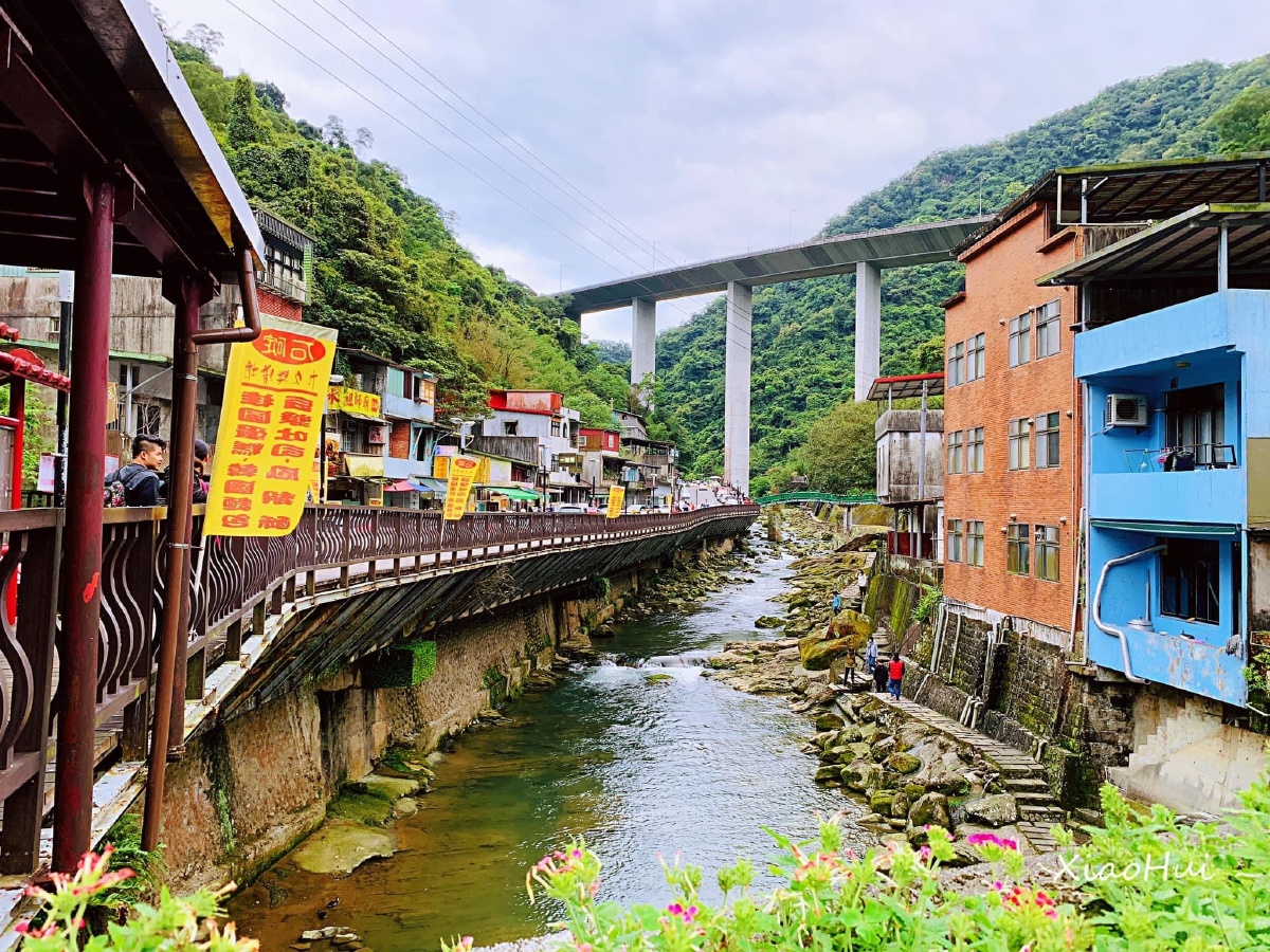 台湾石碇山城老街风景