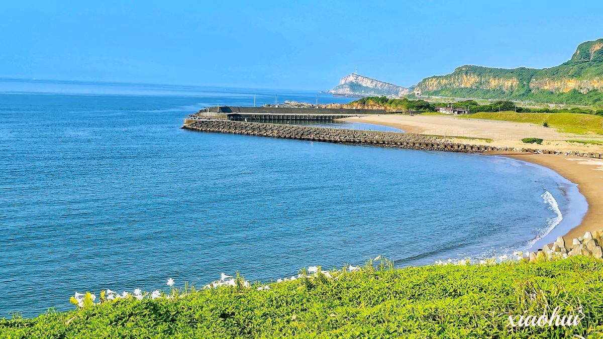 台湾北海岸海景与日落