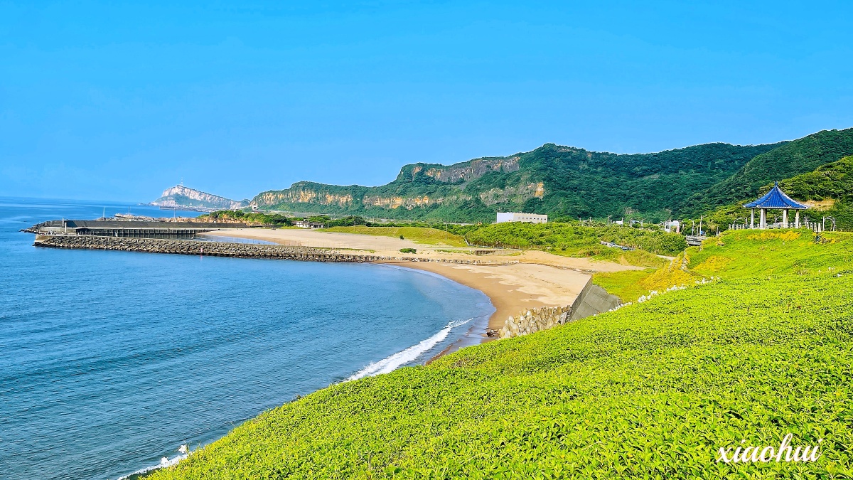 台湾北海岸海景与日落