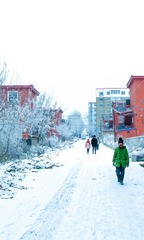执手听风吟_雪路