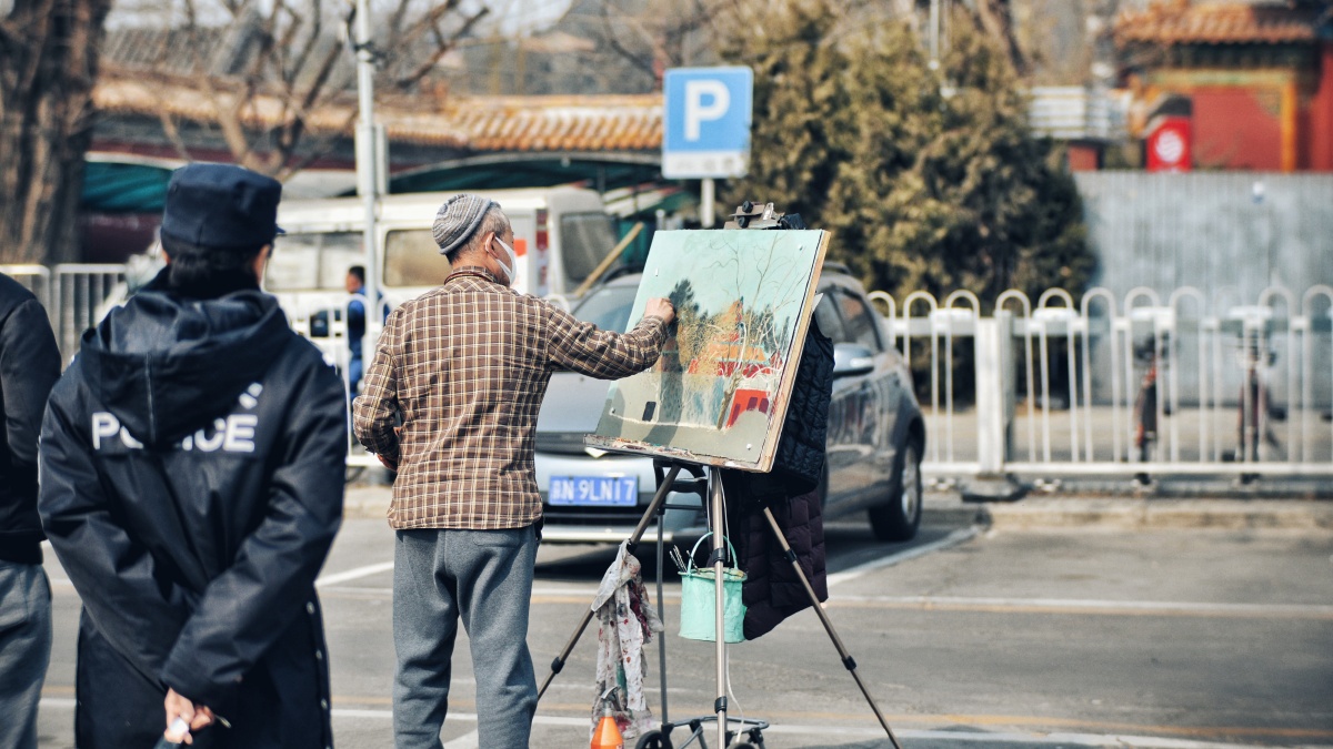 街头画家