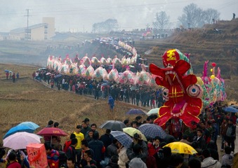 连城姑田游大龙