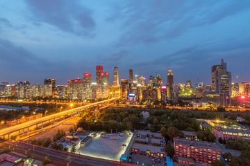 夜景cbd.