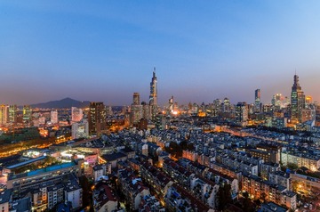 金陵夜紫峰-2