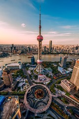 俯瞰明珠环岛