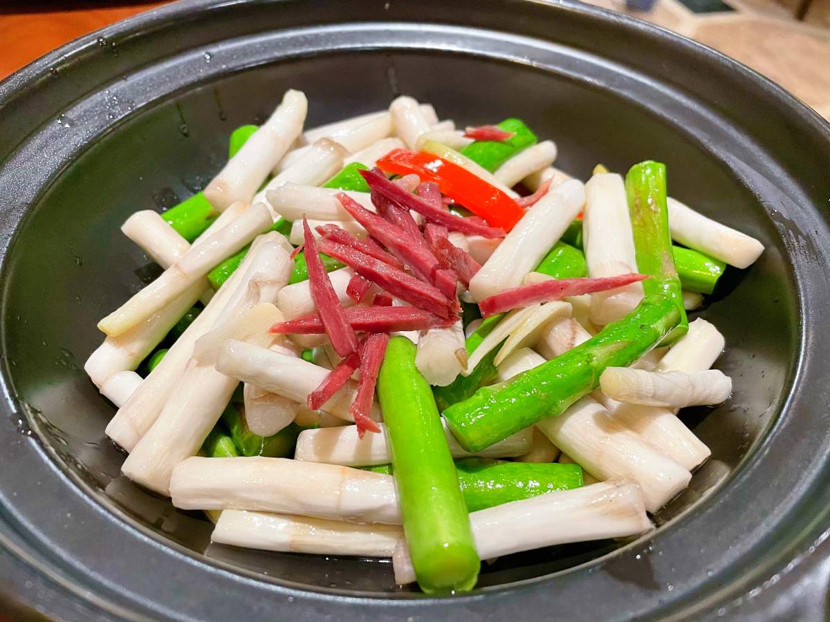 1/1蔬菜#火腿云南#建水素食#野菜色彩佳肴#菜肴晚餐烹饪草芽#特色美食