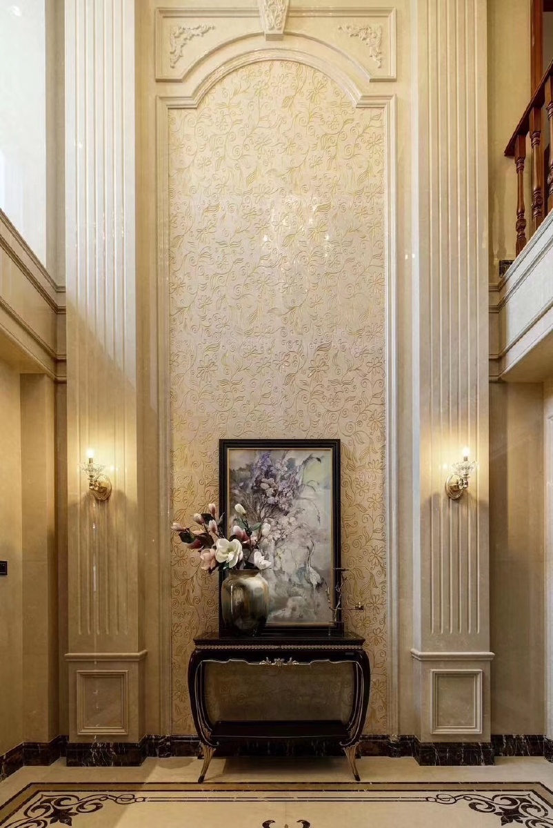 装修大理石效果图与简介大理石之美来自纯天然让家变得有爱温馨