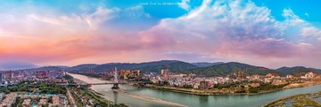 西双版纳全景黄昏