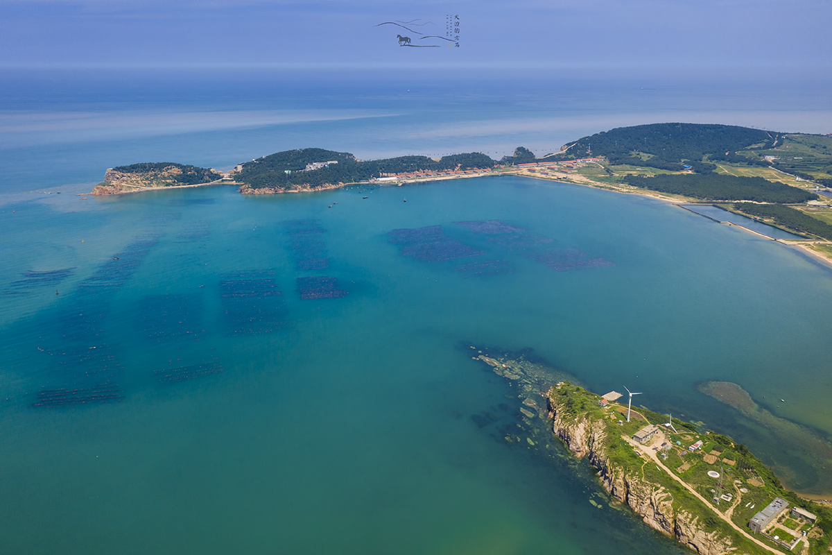 航拍威海成山头