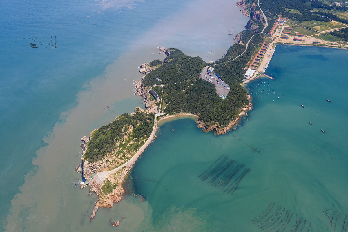 航拍威海成山头