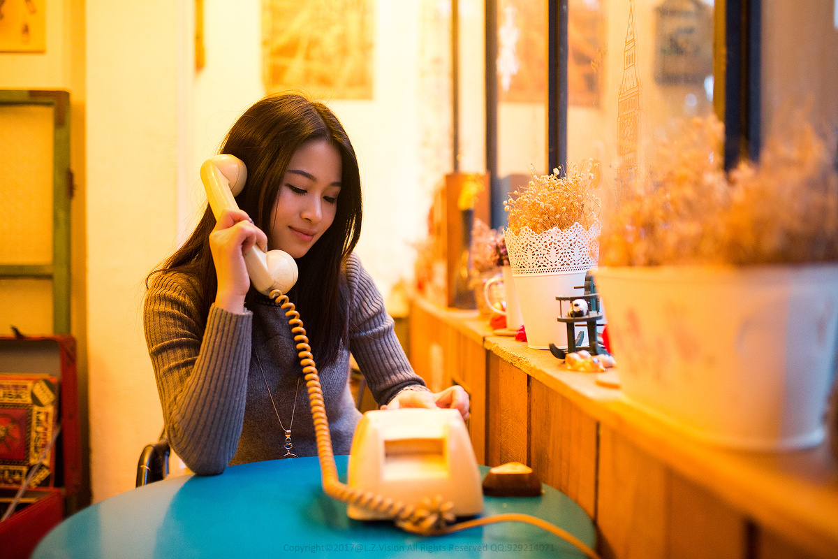 一个人的时候,总想听听你的声音 - 人像, 佳能,