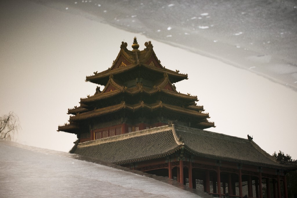 筒子河冰面
